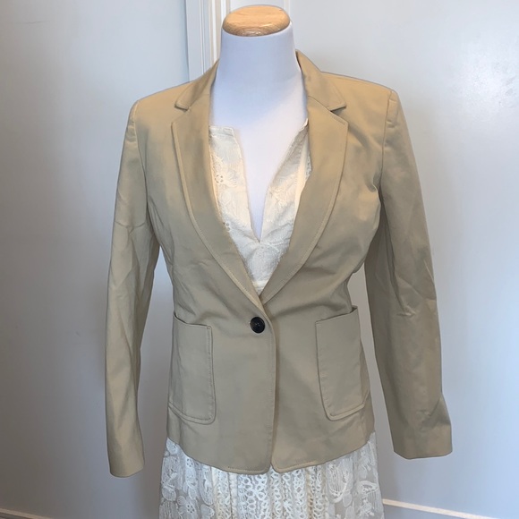 Armani Exchange A/X Tan Blazer Size 4 - Picture 1 of 12